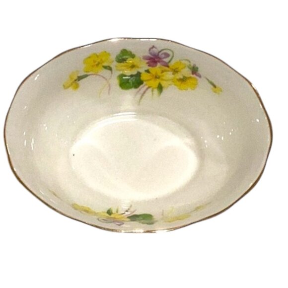 Vintage‎ Royal Albert England Bone China PRIMULETTE Pattern Sugar & Cream Set - Picture 2 of 7